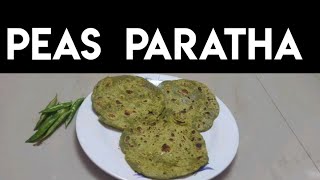 Peas Paratha recipe [upl. by Nylessej]