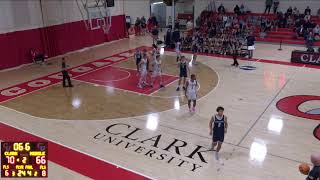 Clark University vs Middlebury Mens College Basketball [upl. by Iolande]