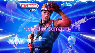 Fortnite Cole Skin  Batsickle Gameplay Clixs Locker Bundle [upl. by Rabassa]