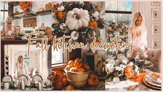 NEW 2024 FALL KITCHEN DECOR  COZY FALL FARMHOUSE DECORATING IDEAS│FALL TABLESCAPE IDEAS FALL DECOR [upl. by Hyacinth]