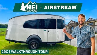 RUGGED Airstream Trailer  2024 REI Basecamp 20X  Walk Through [upl. by Aicitan]