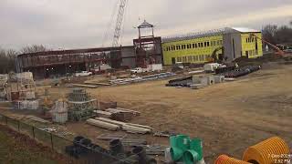 Washburn Law Building Construction Timelapse [upl. by Acirretahs]