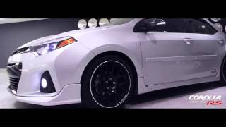 TOYOTA COROLLA 2015  NEW BODY KIT RS [upl. by Aibsel]