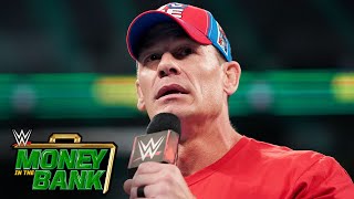 John Cena announces he will retire in 2025 Money in the Bank 2024 highlights [upl. by Talyah]