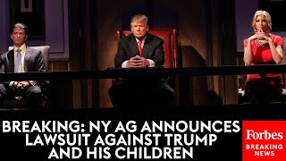 BREAKING NY AG Letitia James Suing Trump And His Children [upl. by Naltiac]