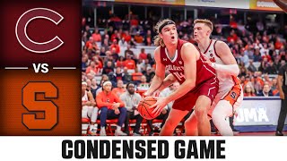 Colgate vs Syracuse Condensed Game  202324 ACC Mens Basketball [upl. by Zoba]