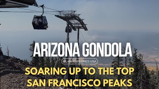 Experience AUTUMN Thrills on Arizona Snow Bowls Gondola Ride  50  Solo Guitar Music Background [upl. by Otrevlig]