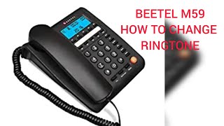 BEETEL M59 HOW TO CHANGE RINGTONE [upl. by Garwood51]