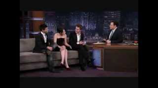 Interview with Kristen Stewart Robert Pattinson and Taylor Lautner ♥  Part One [upl. by Ylenats]