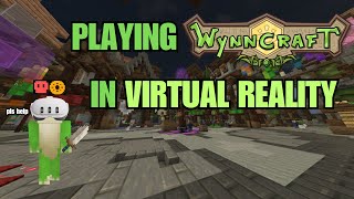 I Tried Hardcore Wynncraft in Virtual Reality bad idea [upl. by Aneleve]