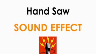 Hand Saw Sound Effect  Sawing wood sound effect ♪ [upl. by Marka]