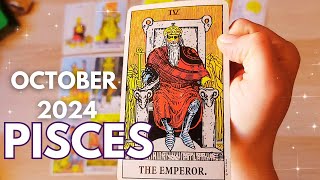 PISCES 🚀 quotOOOOH OKAY PISCES YOU ARE BOSSING UPquot OCTOBER 2024 MONTHLY READING [upl. by Consalve]