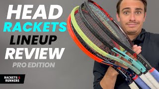 Head Racket Lineup Review ft Gravity Boom Prestige Speed Radical Extreme  Rackets amp Runners [upl. by Weir884]