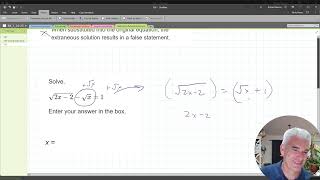 Solving Radical Equations and Extraneous Solutions [upl. by Vasyuta]