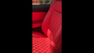 Katzkin Custom 2020 Ford Mustang Interior mustangs [upl. by Mauchi]