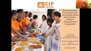 Building Healthier Food Systems for SubSaharan Africa With Nutritious Resilient Sweet Potato [upl. by Nomled]