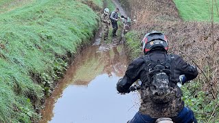 South Devon legal unmetalled roads ride out  Gloucestershire TRF [upl. by Bertasi]