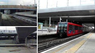 London DLR Royal Albert  Cyprus 1991  2017 Contrasts [upl. by Neehsas136]