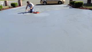 BEHR PREMIUM EPOXY DRIVEWAY PAINTING TIMELAPSE [upl. by Peppi]