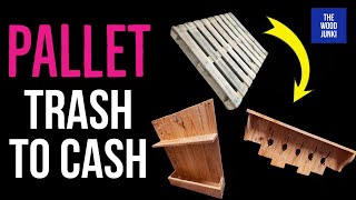 Quick amp Easy Pallet Wood Project For Beginners [upl. by Marcella101]