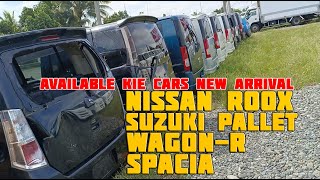 AVAILABLE NEW ARRIVAL KIE CARS  NISSAN ROOX PALLET SPACIA WAGONR  BOBBYS WORLD [upl. by Ardnosal]