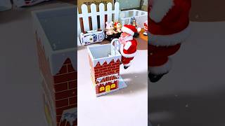 Electric Climbing Chimney Santa Claus Toy with Light amp Sound Effects [upl. by Tam985]