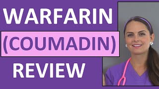 Warfarin Coumadin Anticoagulant Nursing NCLEX Review Pharmacology [upl. by Viola]