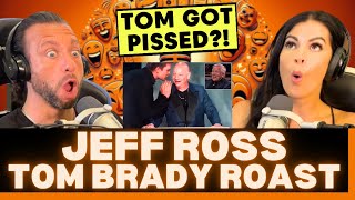 DID HE TAKE IT TOO FAR First Time Reacting To Tom Brady Roast With Jeff Ross [upl. by Dwinnell]