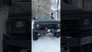 Le patrol sous la neige 🥶 4x4 offroad patrol offroading offroading cars snow winter [upl. by Fradin313]