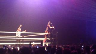 WWE House Show Strasbourg  Natalya vs Tamina Snuka vs Paige [upl. by Aaren]