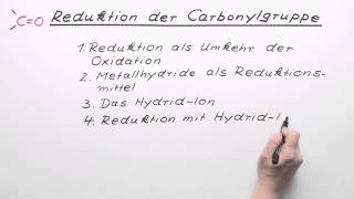 Reduktion der Carbonylgruppe  Chemie  Organische Chemie [upl. by Ryann]