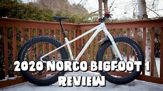 2020 Norco Bigfoot 1 Fat Bike Review [upl. by Eiramacissej]