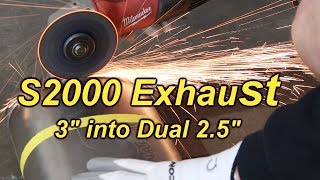 S2000 Quiet Exhaust  Cut down muffler [upl. by Dickinson323]