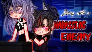 Living With A Harassing Enemy 🤔🤤🥵  GCMM  Gacha Club Mini Movie  Midu Chan [upl. by Zahc]