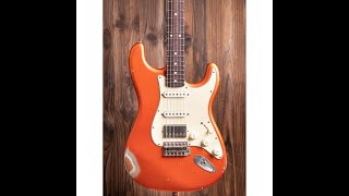 Nashguitars S63 SSH Candy Tangerine Medium Aging [upl. by Attecnoc606]