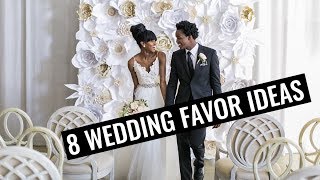 8 Wedding Favor Ideas [upl. by Nuahsel161]