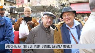 Palermo Vucciria Artisti e cittadini contro la mala movida [upl. by Egduj695]