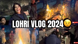 LOHRI VLOG❤️😱  2024  Hum Sabhi Ne LOHRI Ka Tyohaar Manaya😍  The Great Poonam Vlogs [upl. by Ailemac97]