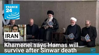 Irans Khamenei says Hamas will survive after Sinwar death • FRANCE 24 English [upl. by Orvas]