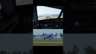 Landing In Genoa landing plane smoothlanding recommended foryou airbus [upl. by Attelra268]