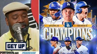 GET UP  Chris Canty quotcongratsquot Dodgers win 8th World Series title after defeating Yankees in Game 5 [upl. by Abebi64]