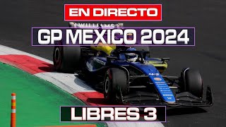 🟣F1 EN DIRECTO  GP MEXICO 2024  LIBRES 3  Live Timing Telemetría [upl. by Aitnecserc152]