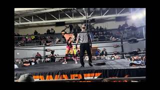 Carson drake wTIP VS Brandon day WAR WRESTLING [upl. by Einalem]