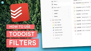 How to Use Todoist Filters  Workshop [upl. by Jochbed]