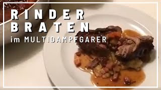 Rinderbraten im Multidampf  Backofen  MDG nach Franz  Rosi Stolz  Rinderbraten zubereiten [upl. by Maurilia]