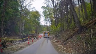 Driving Garren Creek Rd in Fairview NC  16x Speed [upl. by Ortensia]