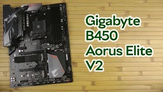 Розпаковка Gigabyte B450 Aorus Elite V2 [upl. by Ahsiret472]