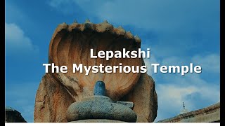 Lepakshi Temple  One day trip from Banglore  Mysterious temple Veerbhadra temple  Places to see [upl. by Lainey]