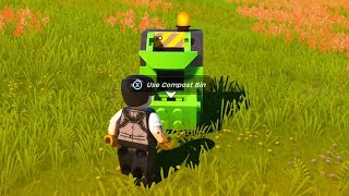 How to Unlock amp Create a Compost Bin in LEGO Fortnite [upl. by Acimahs]