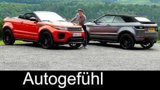 Range Rover Evoque Cabriolet FULL REVIEW test driven new SUV Convertible neu [upl. by Kan830]